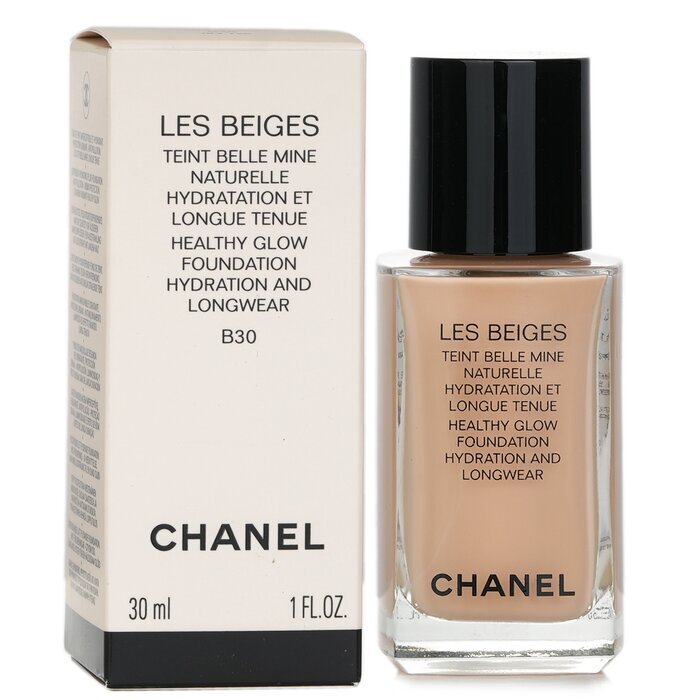 Chanel Les Beiges Teint Belle Mine Naturelle Healthy Glow Hydration And Longwear Foundation – # B30 30 ml/1 Unze