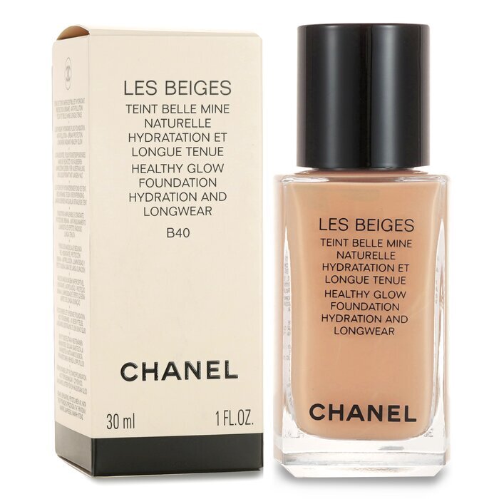 Chanel Les Beiges Teint Belle Mine Naturelle Healthy Glow Hydration And Longwear Foundation – Nr. B40 30 ml/1 Unze