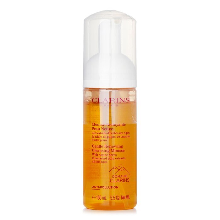 Clarins Gentle Renewing Cleansing Mousse with Alpine Herbs & Tamarind Pulp Extracts 150ml