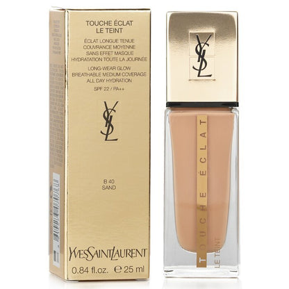 Yves Saint Laurent Touche Eclat Le Teint Long Wear Glow Foundation SPF22 - # B40 Sand 25ml/0.84oz