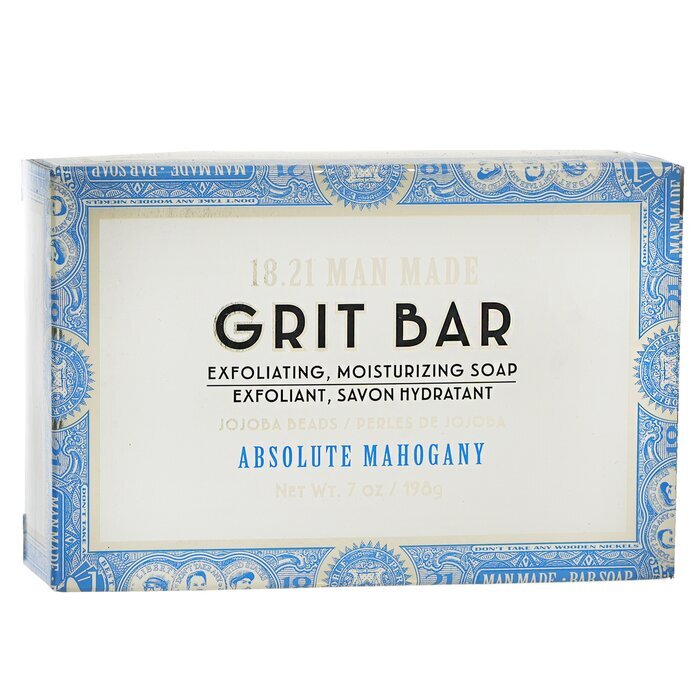 18.21 Man Made Grit Bar - Peeling- und Feuchtigkeitsseife - # Absolute Mahogany 198 g/7 oz