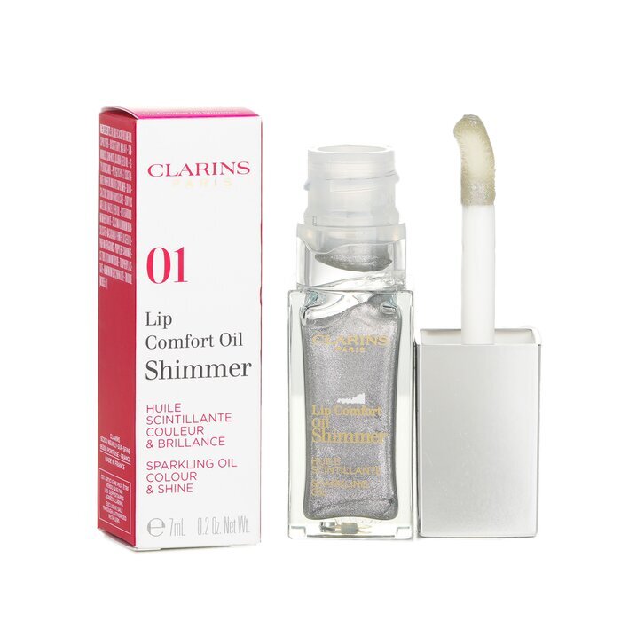 Clarins Lip Comfort Oil Shimmer – Nr. 01 Sequin Flares, 7 ml/0,2 oz