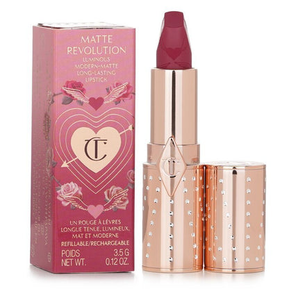 Charlotte Tilbury Matte Revolution Nachfüllbarer Lippenstift (Look Of Love Collection) - # First Dance (Blushed Berry-Rose) 3,5 g/0,12 oz