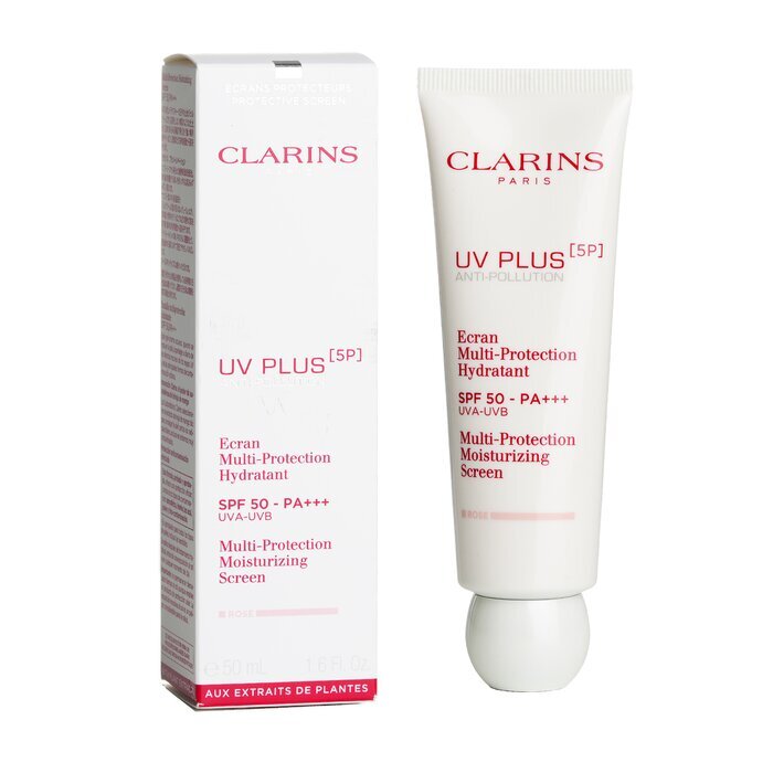 Clarins UV Plus [5P] Anti-Pollution Multi-Schutz Feuchtigkeits-Screen SPF 50 - Rose 50ml/1.6oz