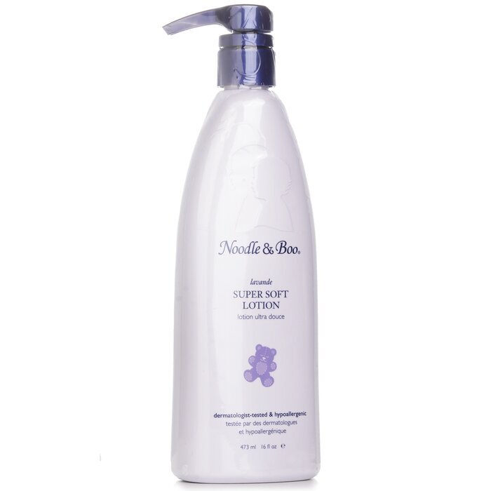 Noodle & Boo Super Soft Lotion - Lavender - For Face & Body (Dermatologist-Tested & Hypoallergenic) 473ml