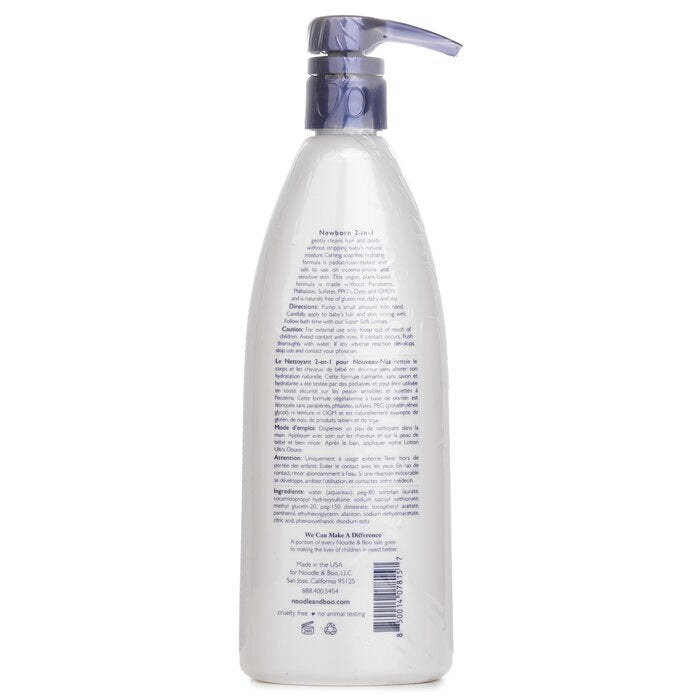 Noodle &amp; Boo Newborn 2-in-1 Haar- und Körperwaschmittel – parfümfrei, 473 ml