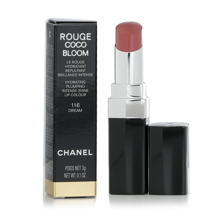 Chanel Rouge Coco Bloom Feuchtigkeitsspendender, aufpolsternder Lippenstift mit intensivem Glanz – Nr. 116 Dream, 3 g/0,1 oz