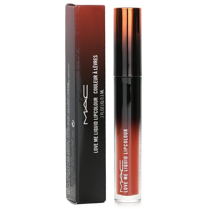 MAC Love Me Flüssiger Lippenstift – Nr. 486 Marrakesh Me Later (Deep Burnt Orange) 3,1 ml/0,1 oz