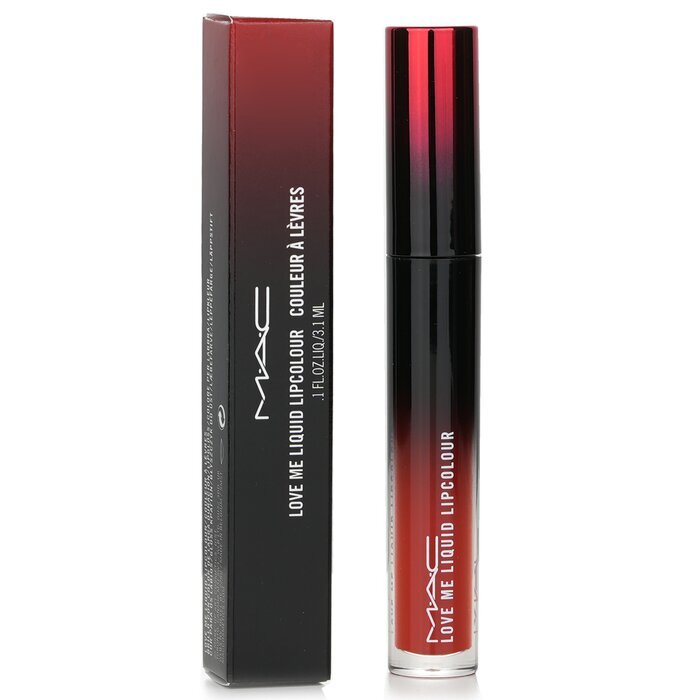 MAC Love Me Flüssiger Lippenstift – Nr. 481 Deify Me (Gelbrot) 3,1 ml/0,1 oz