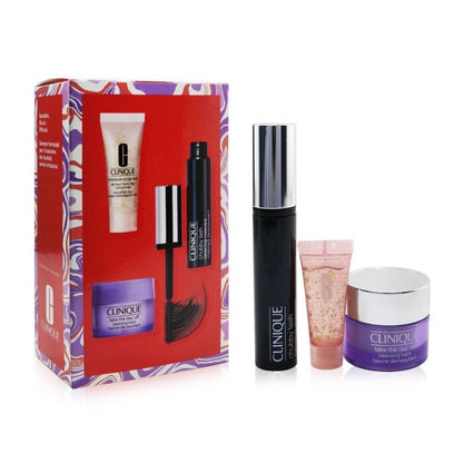 Clinique Chubby Lash Fattening Mascara Set (1x Mascara 8ml + Augenkonzentrat 5ml + Reinigungsbalsam 15ml) 3-tlg