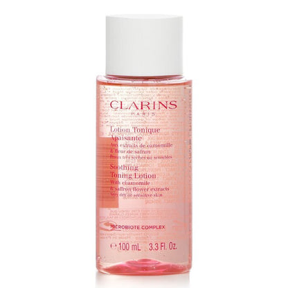 Clarins Beruhigende Toning Lotion mit Kamillen- und Safranblütenextrakten – Sehr trockene oder empfindliche Haut, 100 ml
