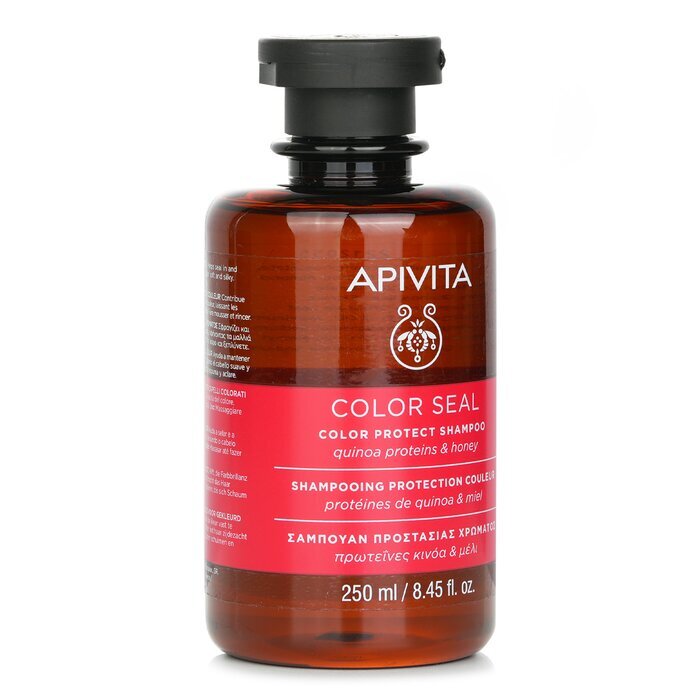 Apivita Color Seal Color Protect Shampoo mit Quinoa-Proteinen und Honig (für gefärbtes Haar) 250 ml