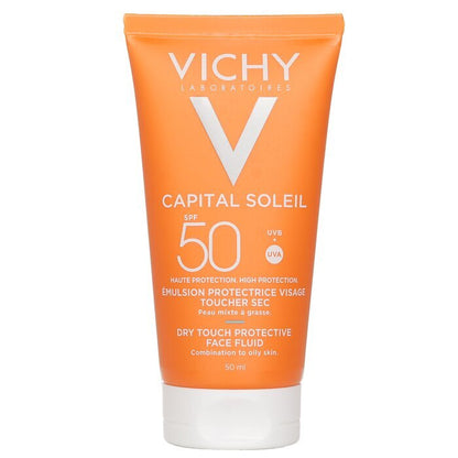 Vichy Capital Soleil Mattierendes Gesichtsfluid Dry Touch LSF 50 – Wasserfest 50 ml