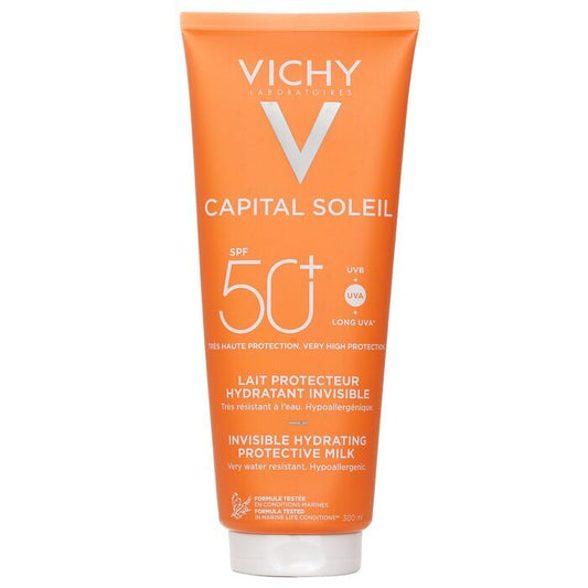 Vichy Capital Soleil Fresh Schutzmilch LSF 50 (wasserfest – Gesicht &amp; Körper) 300 ml/10,1 oz