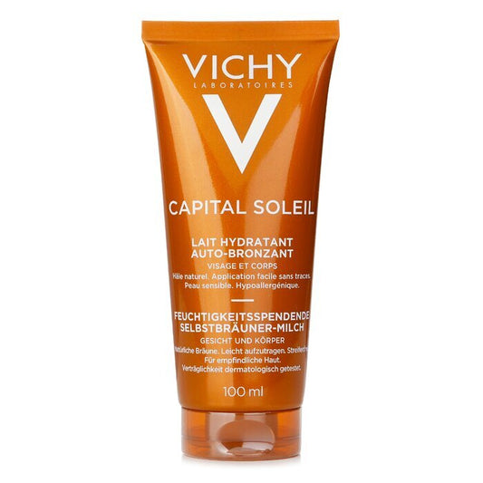 Vichy Capital Ideal Soleil Feuchtigkeitsspendende Selbstbräunungsmilch - Gesicht &amp; Körper 100ml/3,3oz