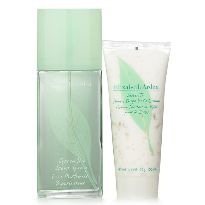 Elizabeth Arden Green Tea Coffret: Eau Parfumee Spray 100 ml + Honey Drops Körpercreme 100 ml, 2 Stück