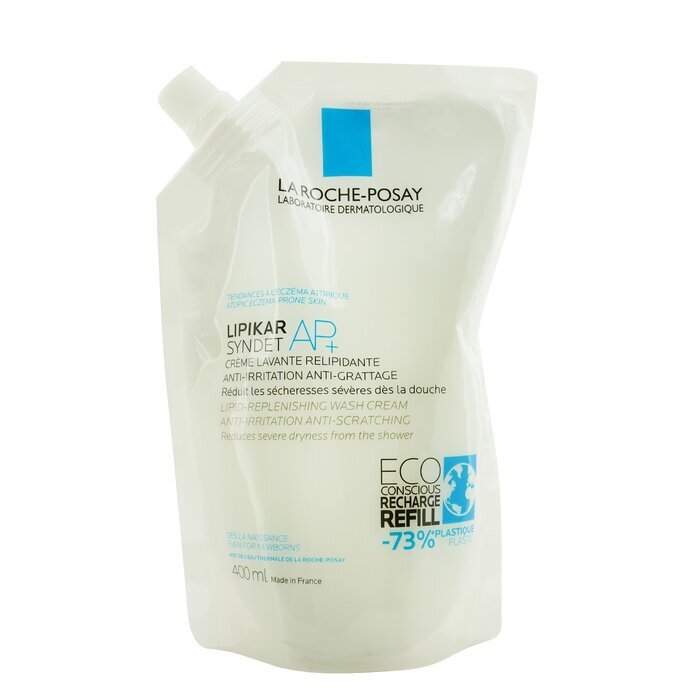 La Roche Posay Lipikar Syndet AP+ Lipid Replenishing Cream Wash Öko-Nachfüllpackung 400 ml