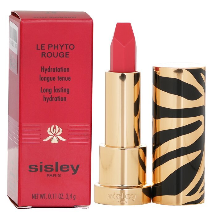 Sisley Le Phyto Rouge Langanhaltender Feuchtigkeits-Lippenstift – Nr. 28 Rose Shanghai, 3,4 g/0,11 oz