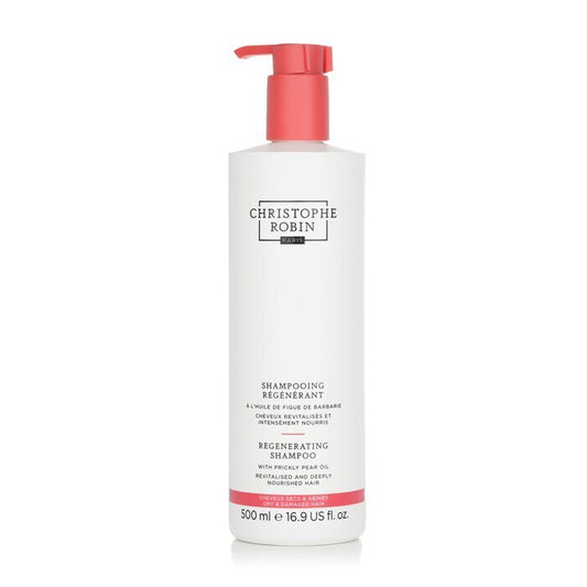 Christophe Robin Regenerierendes Shampoo mit Kaktusfeigenöl - Trockenes und strapaziertes Haar 500ml/16.9oz