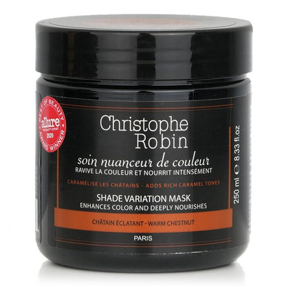 Christophe Robin Shade Variation Mask (verstärkt die Farbe und pflegt tiefenwirksam) – Warm Chestnut 250 ml/8,33 oz