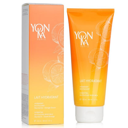 Yonka Lait Hydratant Feuchtigkeitsspendende, revitalisierende Körpermilch – Mandarine 200 ml