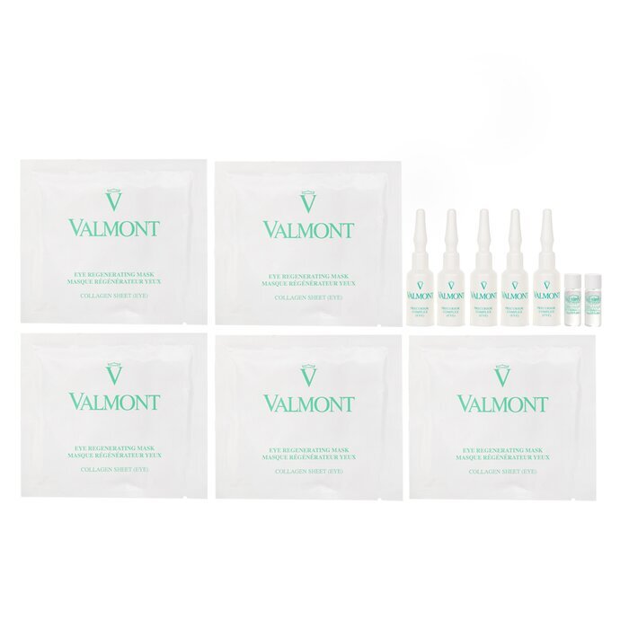 Valmont Augenregenerierende Maske: Collagen Eye Sheet + Precursor Complex + Collagen Post Treatment 5 Anwendungen