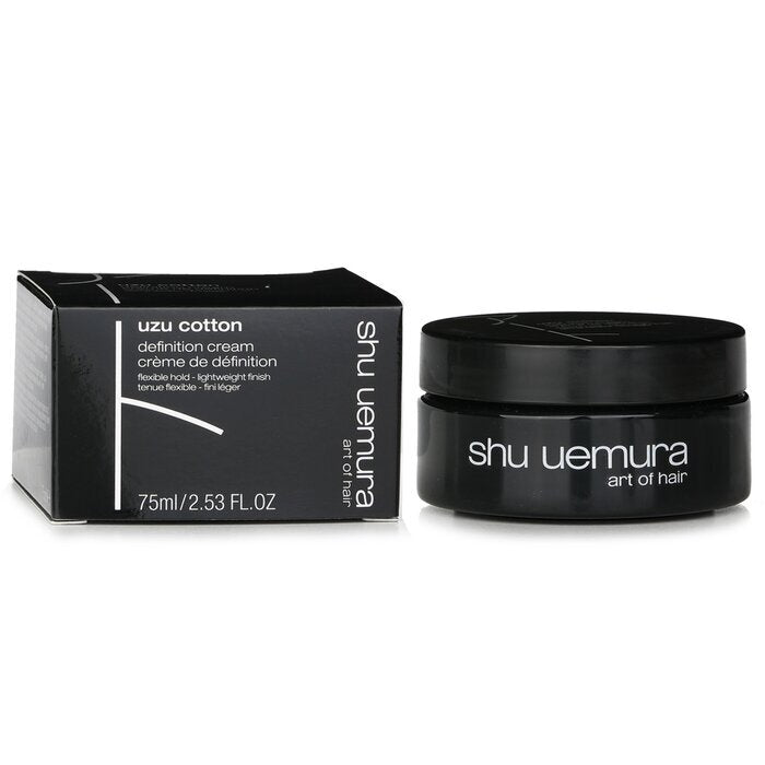 Shu Uemura Uzu Cotton Definition Haarcreme – flexibler Halt, leichtes Finish, 75 ml