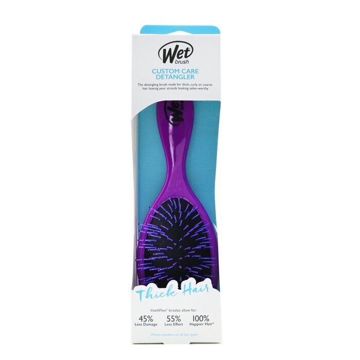 Wet Brush Custom Care Detangler Bürste für dickes Haar – # Lila BWR830CCPR 1 Stück