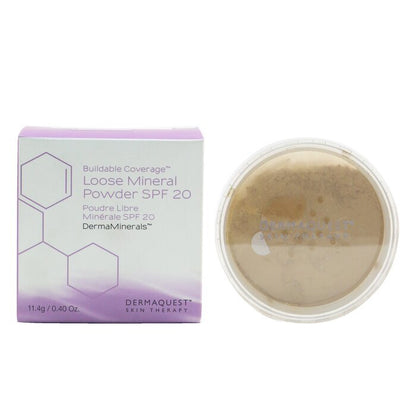 DermaQuest DermaMinerals aufbaubares Mineralpuder mit LSF 20 – Nr. 4N, 11,4 g/0,4 oz