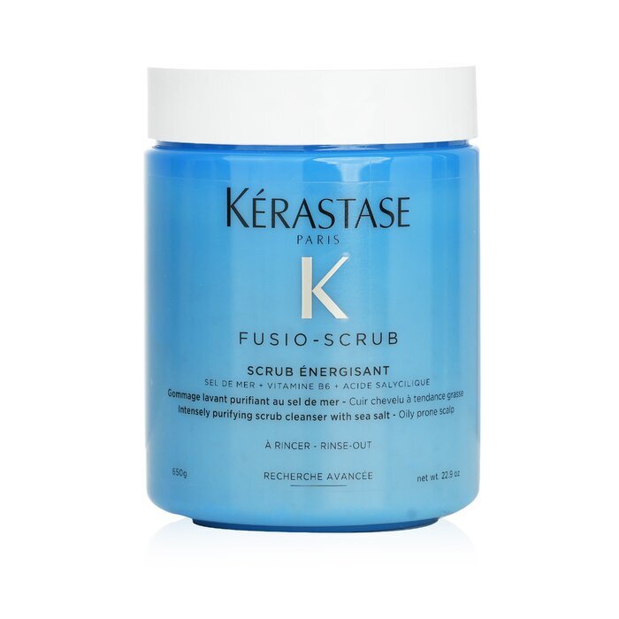 Kerastase Fusio-Scrub Scrub Energisant Intensiv reinigendes Peeling-Reinigungsmittel mit Meersalz (zu Fettigkeit neigende Kopfhaut) 650 g/22,9 oz