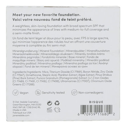 Jane Iredale PurePressed Base Mineral Foundation Refill SPF 20 - Bisque 9.9g