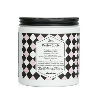 Davines The Purity Circle Away From Pollution Haar- und Kopfhautmaske 750ml/26.44oz