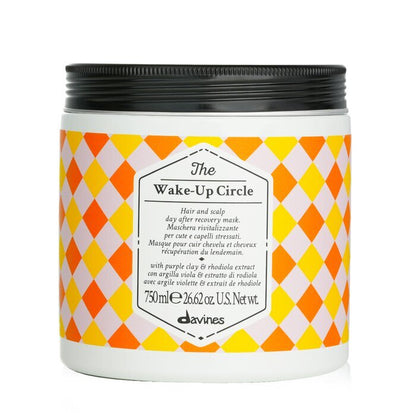 Davines The Wake Up Circle Haar- und Kopfhaut-Erholungsmaske für den Tag danach (Salongröße) 750 ml/26,62 oz