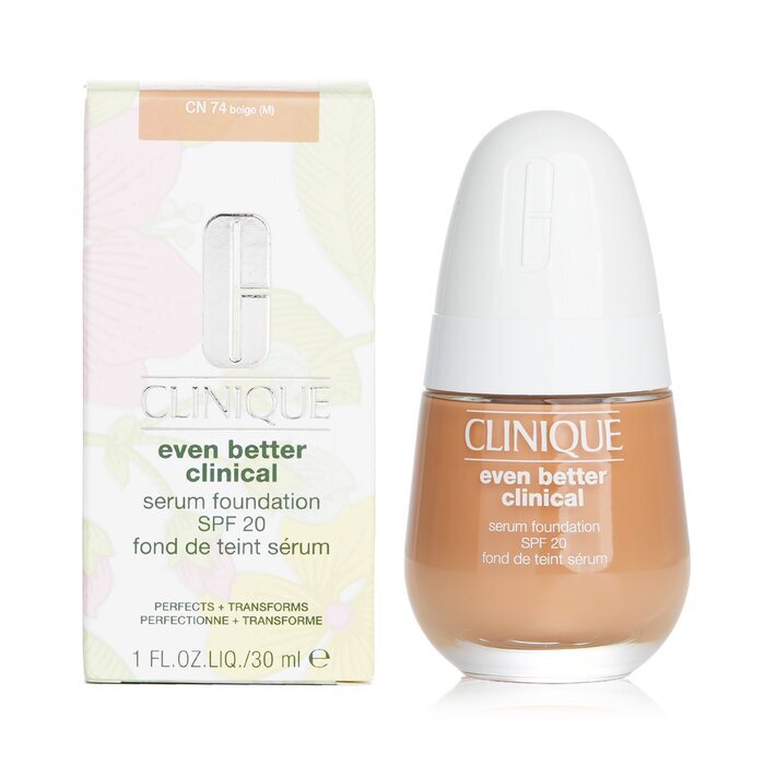 Clinique Even Better Clinical Serum Foundation LSF 20 – Nr. CN 74 Beige, 30 ml