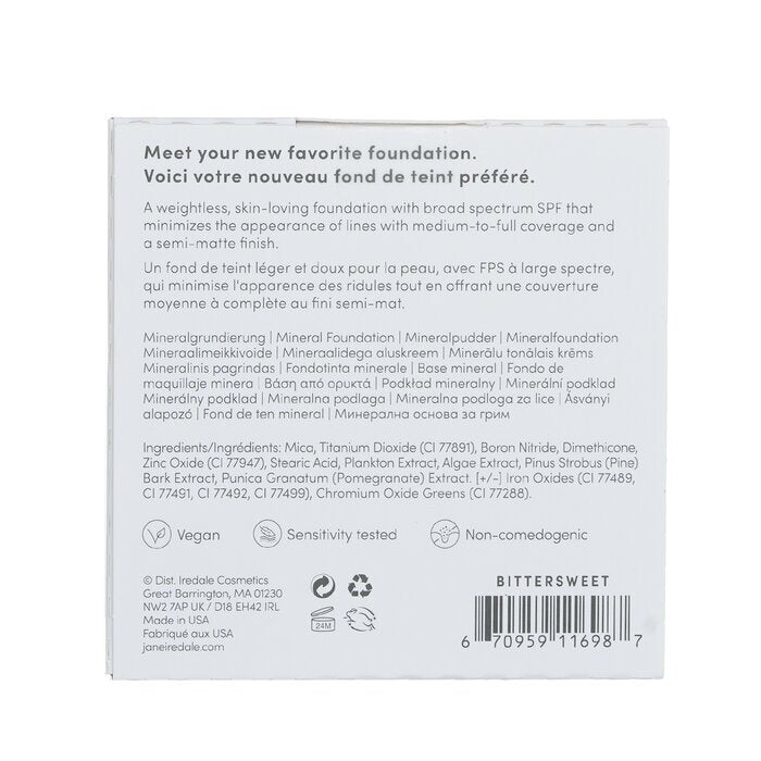 Jane Iredale PurePressed Base Mineral Foundation Nachfüllpackung LSF 15 - Bittersüß 9,9 g/0,35 oz