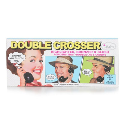 TheBalm Double Crosser (Highlighter, Bronzer und Rouge) 8,5 g/0,29 oz