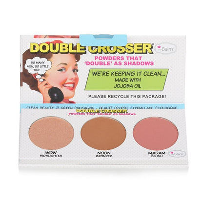 TheBalm Double Crosser (Highlighter, Bronzer und Rouge) 8,5 g/0,29 oz