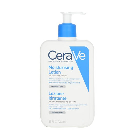 CeraVe Feuchtigkeitslotion für trockene bis sehr trockene Haut, 473 ml/16 oz