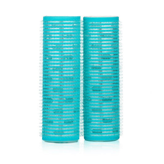 Lucky Trendy Velcro Aluminum Roller, 30mm, Blue 2pcs