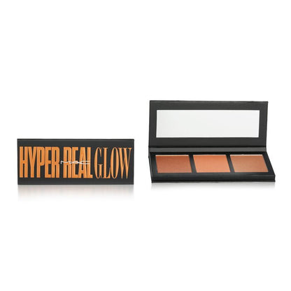 MAC Hyper Real Glow Palette (3x Glow-Palette) - # Shimmy Peach, Paradise, Glow Baby Glow 3x4,5 g/0,15 oz