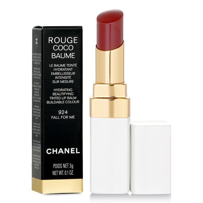 Chanel Rouge Coco Baume Feuchtigkeitsspendender, verschönernder getönter Lippenbalsam – Nr. 924 Fall For Me, 3 g/0,1 oz