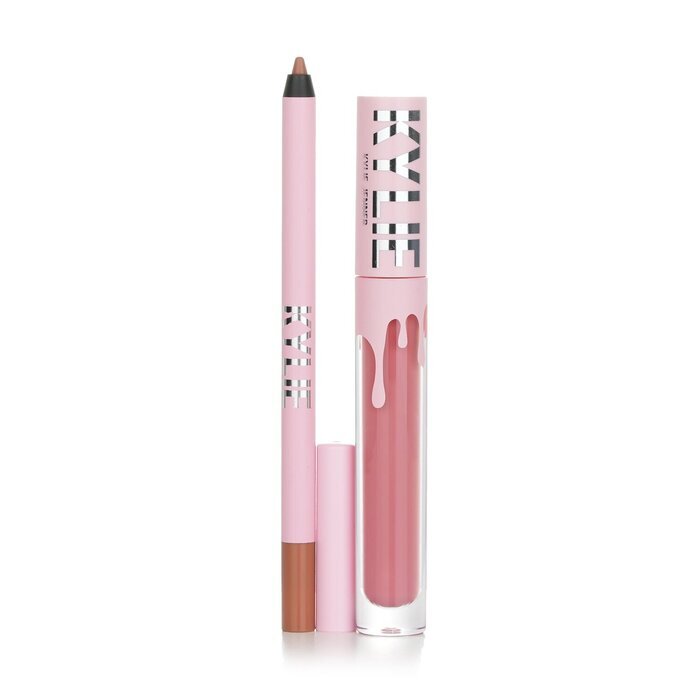 Kylie By Kylie Jenner Matte Lip Kit: Matter flüssiger Lippenstift 3 ml + Lipliner 1,1 g – Nr. 808 Kylie Matte, 2-tlg.