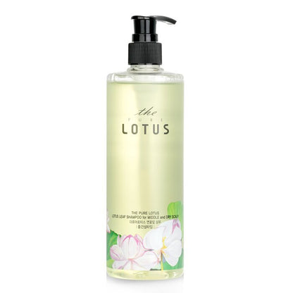 THE PURE LOTUS Lotusblatt-Shampoo – für mittlere und trockene Kopfhaut, 420 ml