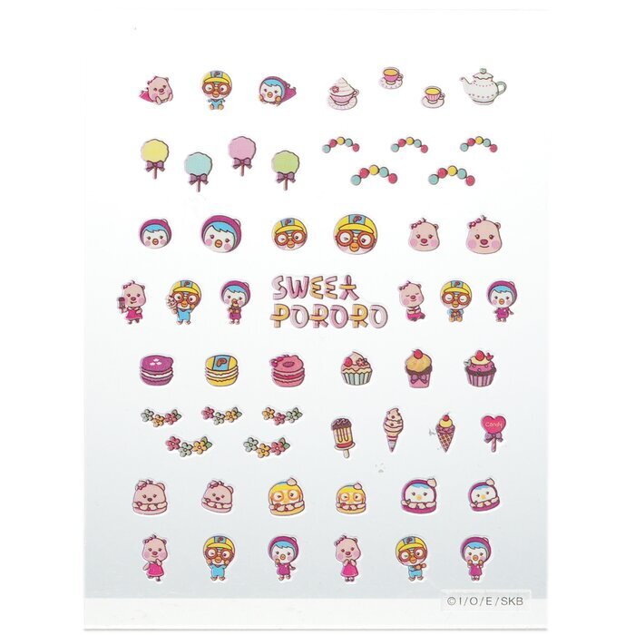 April Korea Pororo Nagelaufkleber - # PR 08 1 Packung