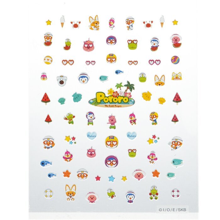 April Korea Pororo Nagelaufkleber - # PR 09 1 Packung