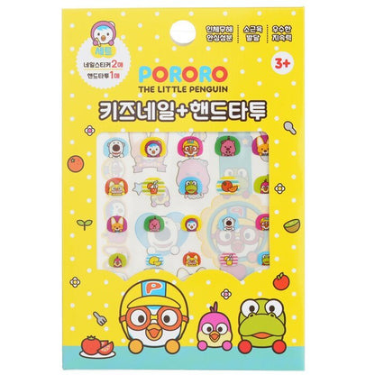 April Korea Pororo Nagel- und Handtattoo – Nr. SPR 01, 1 Stück