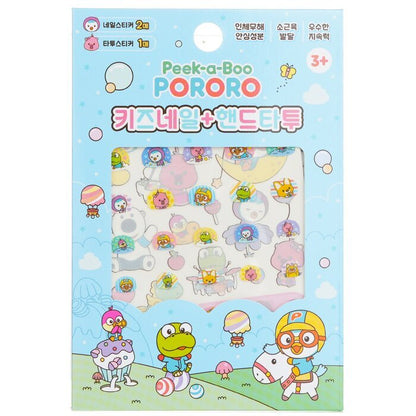 April Korea Pororo Nagel- und Handtattoo – Nr. SPR 02, 1 Stück