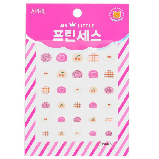 April Korea Princess Nagelaufkleber für Kinder - # P002K 1 Packung