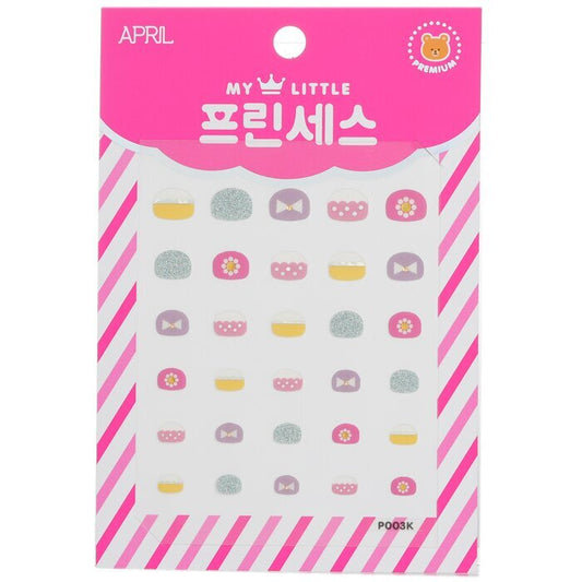 April Korea Princess Nagelaufkleber für Kinder - # P003K 1 Packung