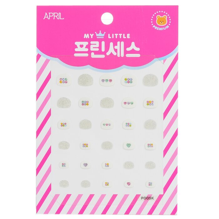 April Korea Princess Nagelaufkleber für Kinder - # P005K 1 Packung